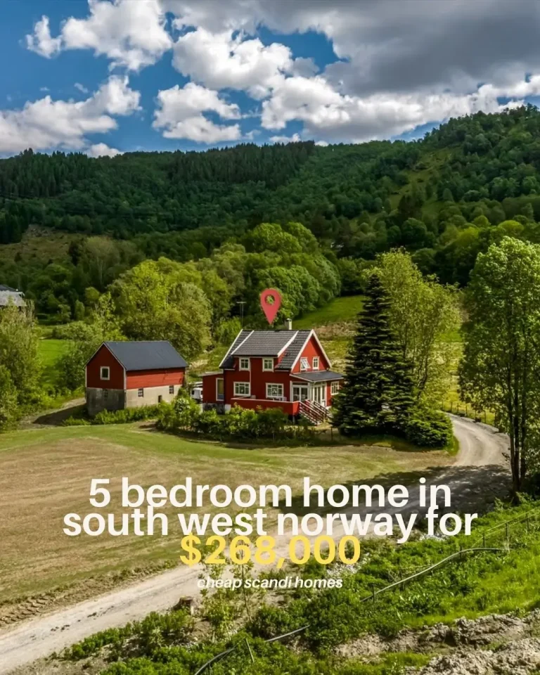 A Five-Bedroom Family Home in South West Norway – $268,000