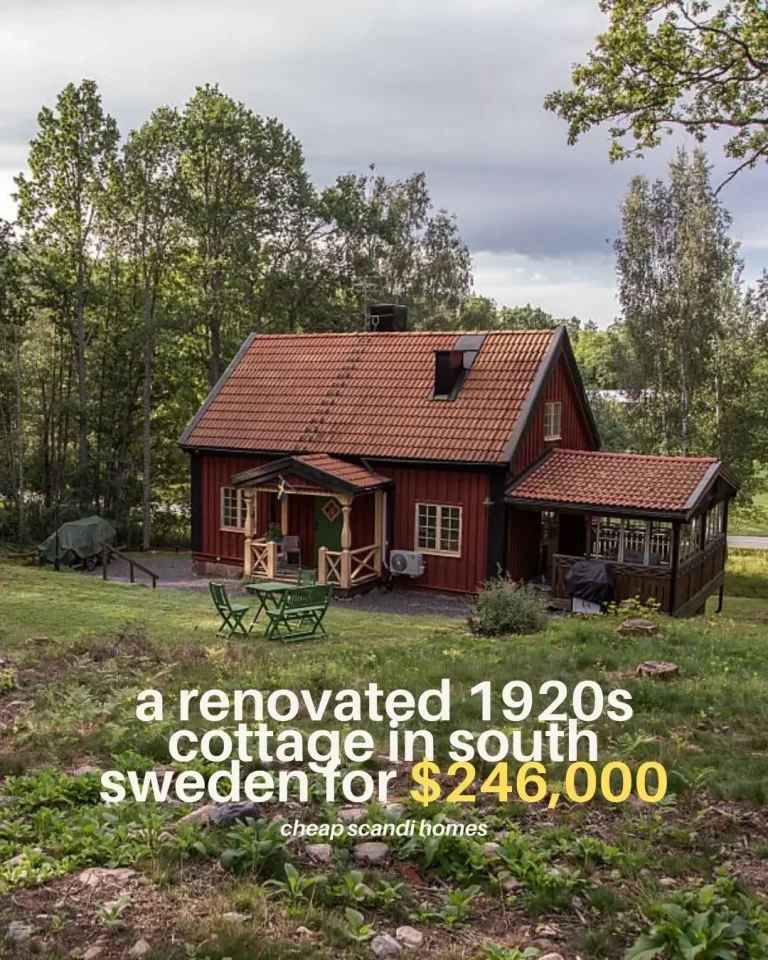 A Renovated 1920s Cottage on South-Sweden’s East Coast – $246,000