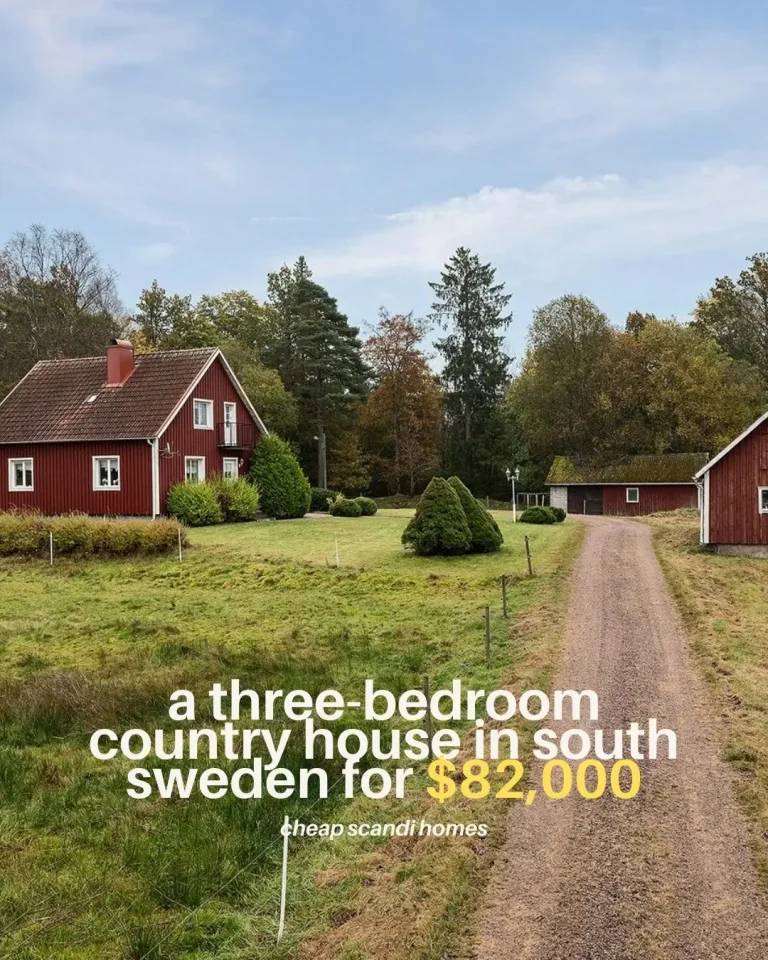 A Three-Bedroom Country House in South Sweden for $82,000