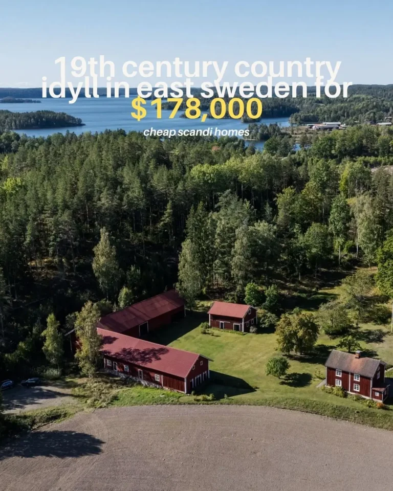 A Country Idyll near Lake Yxningen in East Sweden for $178,000