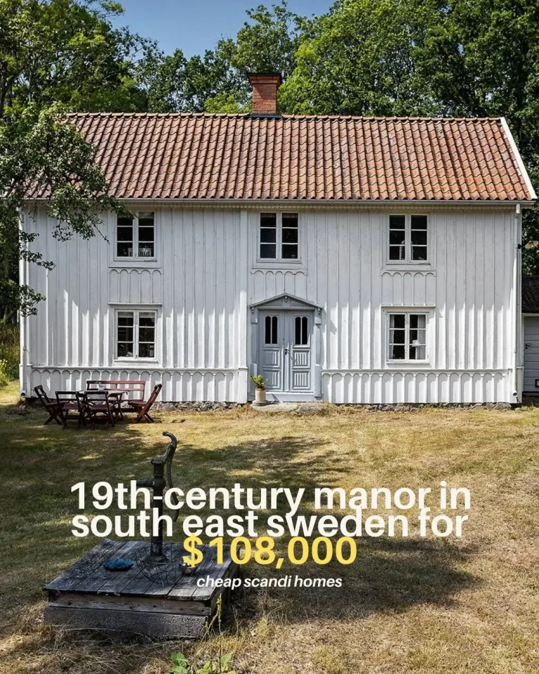 A 19th-Century House with Historic Character in South East Sweden for $108,000