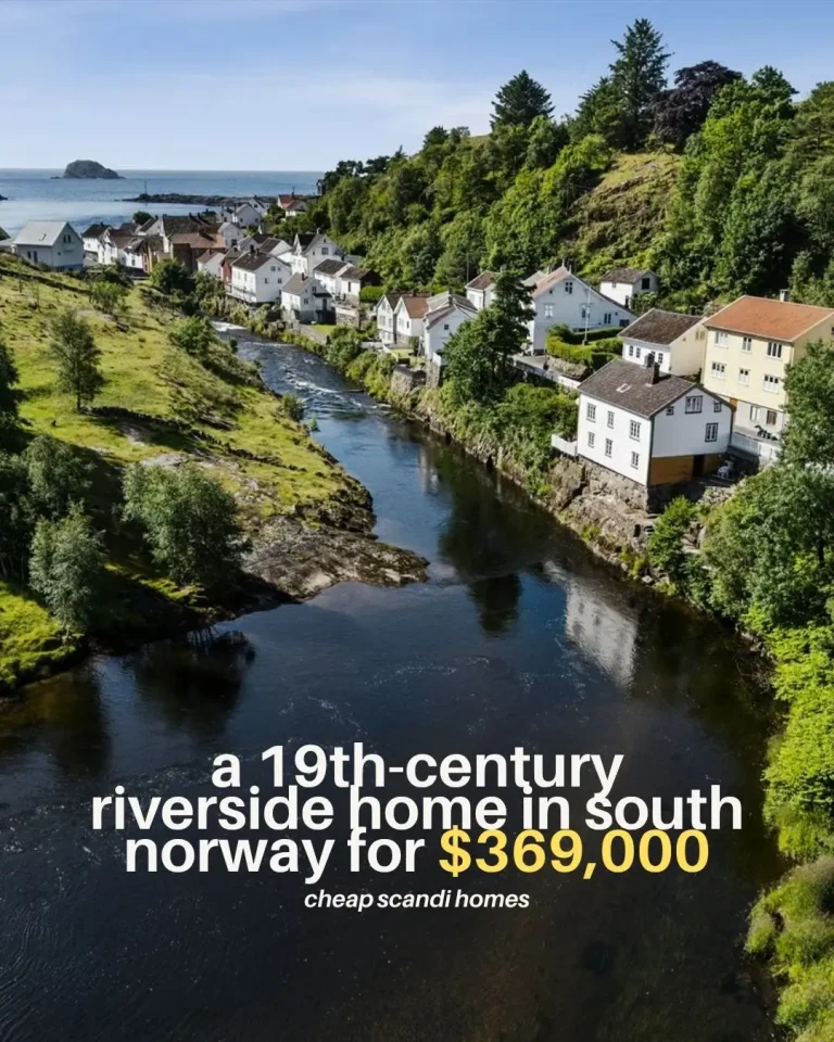 A 19th-Century Riverside Home in South Norway for $369,000