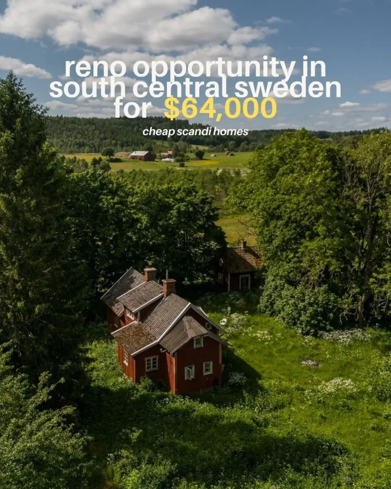 A Countryside Idyll with Endless Potential in South Sweden for just $64,000