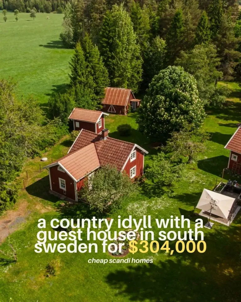 A Central Sweden Country Idyll with a Guest House for $304,000