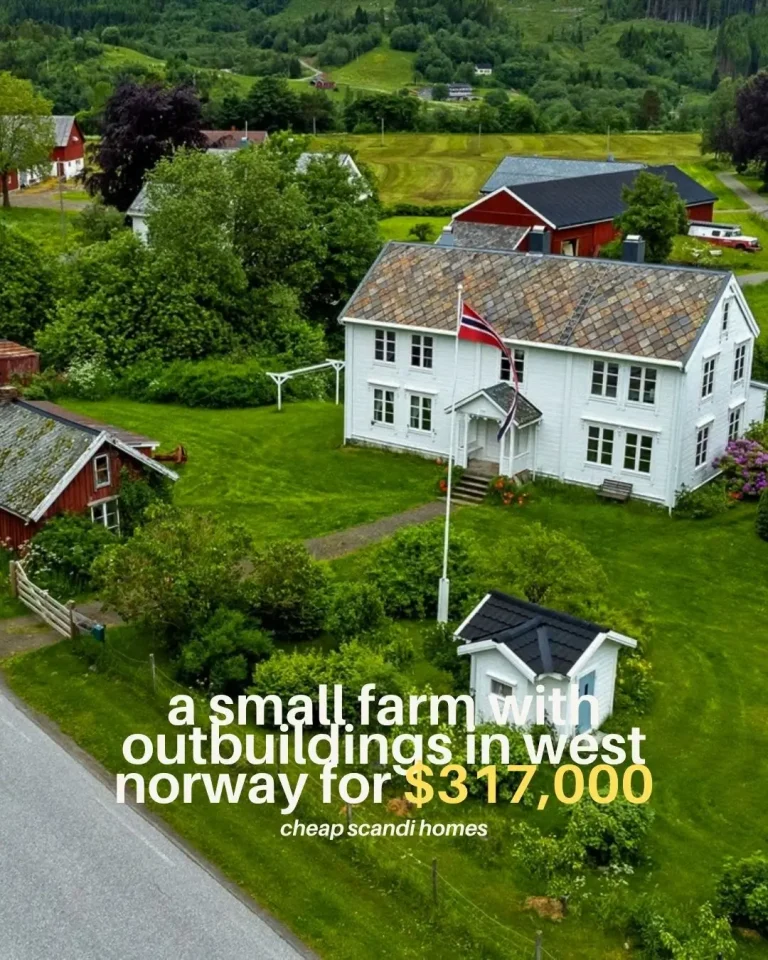A Small Farm with Outbuildings in West Norway for $317,000
