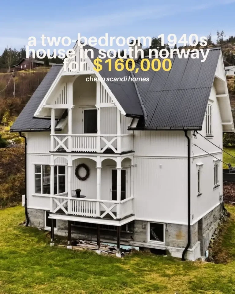 A Two-Bedroom 1940s Home in South Norway for $160,000