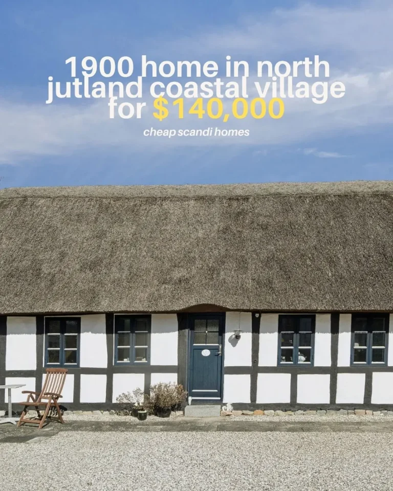 A Two-Bedroom Cottage in a North Jutland Coastal Village for $140,000