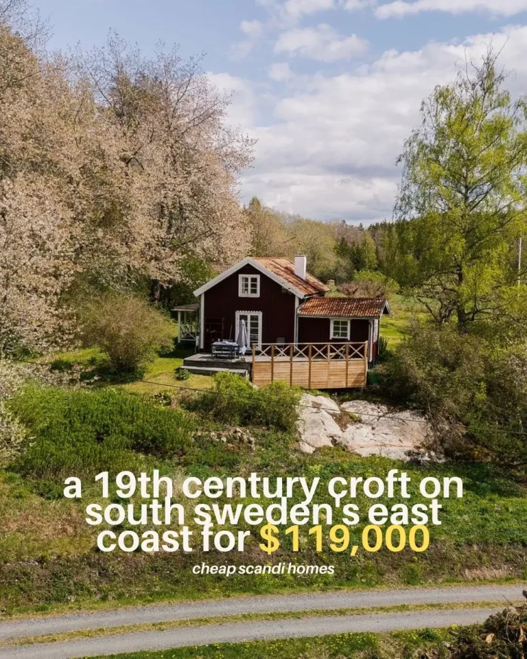 A 19th-Century Croft with Two Guest Houses on South Sweden’s East Coast for $119,000