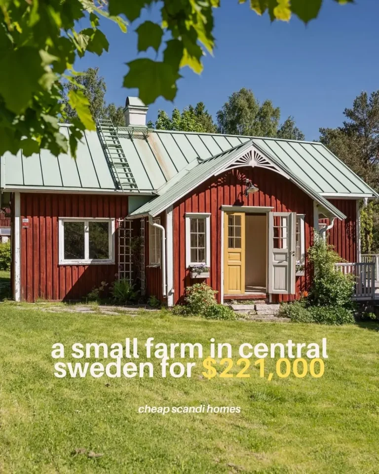 A Small Farm in Central West Sweden for $221,000
